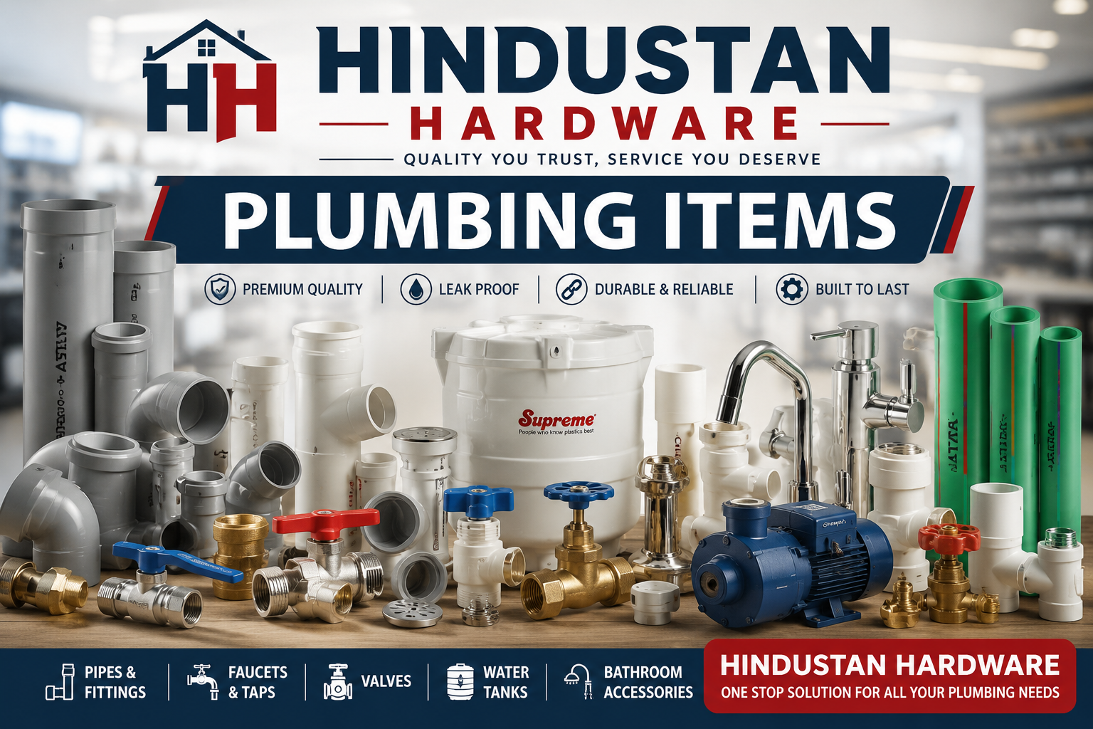 Hindustan Hardware plumbing and water solutions