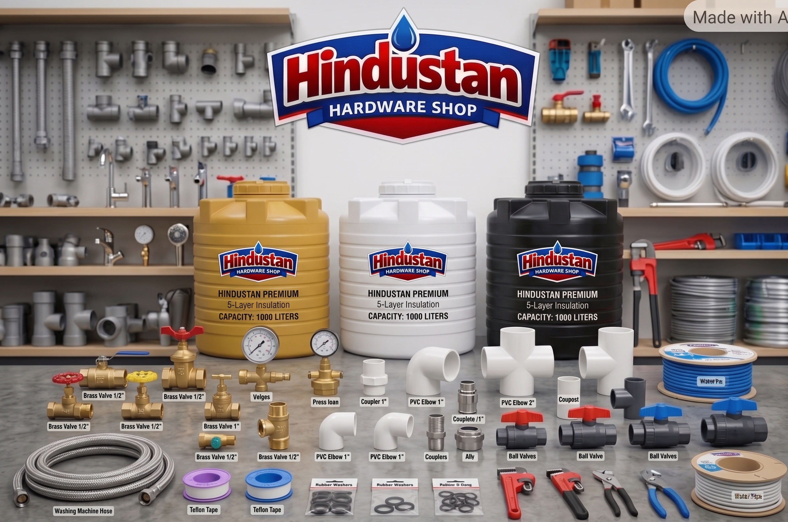 Plumbing Fittings & Valves